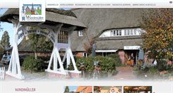 Desktop Screenshot of hotel-windmueller.de