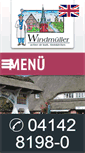 Mobile Screenshot of hotel-windmueller.de