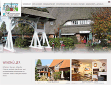 Tablet Screenshot of hotel-windmueller.de